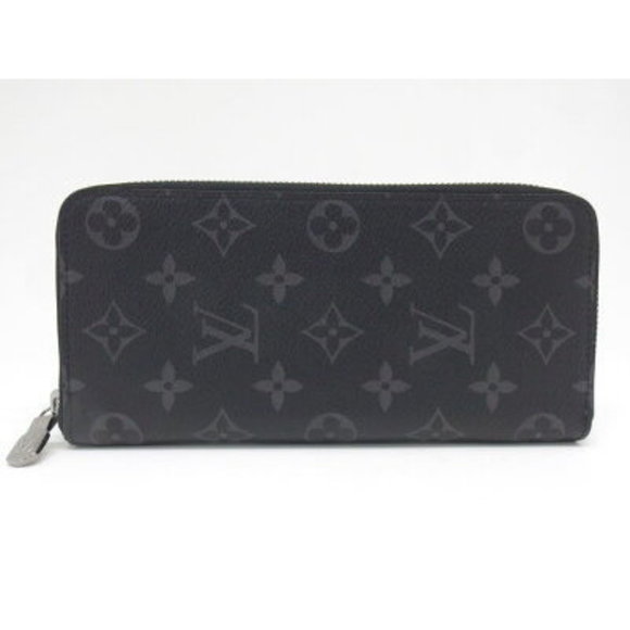 Louis Vuitton Monogram Eclipse Black Zippy Wallet Vertical Long - Picture 1 of 1